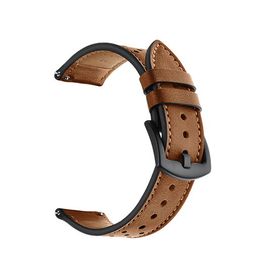 Garmin Vivoactive 4 | Garmin Vivoactive 4 - L'Empiri™ Plum Blossom Ægte Læder Rem - Brun - DELUXECOVERS.DK