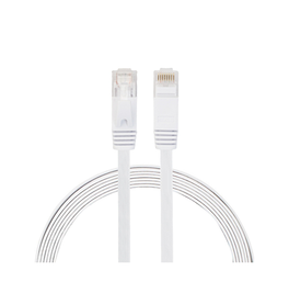 Kabel | CAT6 Ultra Tynd Ethernet - LAN Kabel - 2M - Hvid - DELUXECOVERS.DK