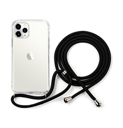 iPhone 11 Pro | iPhone 11 Pro - Deluxe™ Cover M. Snor / Strop - Sort/Klar - DELUXECOVERS.DK