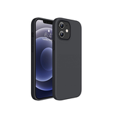 iPhone 12 | iPhone 12 - Novo Frosted Matte Slim Silikone Cover - Sort - DELUXECOVERS.DK