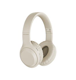 Høretelefoner og Headset | ROCK™ | HIFI Over Ear Trådløs Headset Bluetooth 5.0 - Beige - DELUXECOVERS.DK
