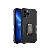 iPhone 14 Pro Max | iPhone 14 Pro Max - PRO™ Armor Cover m. Ring Holder - Sort - DELUXECOVERS.DK