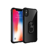 iPhone X / XS | iPhone X/Xs - Cover M. Ring & Magnetisk Kickstand - Sort - DELUXECOVERS.DK