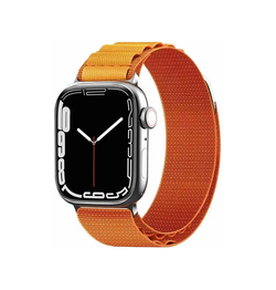 Apple Watch 38mm | Apple Watch (38/40/SE/41mm) - L'Empiri™ Nylon Shift Rem - Orange - DELUXECOVERS.DK