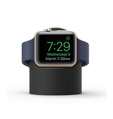 Apple Watch Tilbehør | Apple Watch - Night Stand Oplader Stander - Sort - DELUXECOVERS.DK