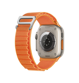 Apple Watch 42mm | Apple Watch (42/44/SE/45mm & Ultra) - L'Empiri™ Trail-X Nylon Loop - Orange - DELUXECOVERS.DK