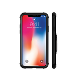 iPhone X / XS | iPhone X/Xs - Cover M. Ring & Magnetisk Kickstand - Sort - DELUXECOVERS.DK