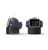 Apple Watch Tilbehør | Apple Watch - Night Stand Oplader Stander - Sort - DELUXECOVERS.DK