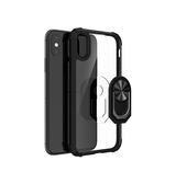 iPhone XS Max | iPhone XS Max - Cover M. Ring & Magnetisk Kickstand - Sort - DELUXECOVERS.DK