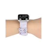 Apple Watch 38mm | Apple Watch (38/40/SE/41/42mm) - Scrunchie Velour Dame Armbånd - Lavendel - DELUXECOVERS.DK