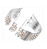 Apple Watch 38mm | Apple Watch (38/40/SE/41/42mm) - Butterfly Stål Urlænke - Sølv/Rose - DELUXECOVERS.DK