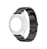 Samsung Galaxy Watch 3 (20mm) | Samsung Galaxy Watch 3 (41mm) - CNC Pro Rustfrit Stål Urlænke - Sort - DELUXECOVERS.DK