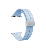 Apple Watch 38mm | Apple Watch (38/40/SE/41mm) - S-Line™ Silikone Rem - Lyseblå - DELUXECOVERS.DK