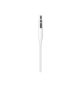 Kabel | Lightning til Minijack 3.5mm Aux Kabel | - Hvid 1M - DELUXECOVERS.DK