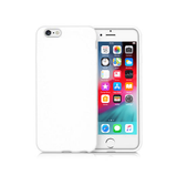 iPhone 6 / 6s | iPhone 6/6s - Deluxe™ Soft Touch Silikone Cover - Hvid/Gennemsigtig - DELUXECOVERS.DK