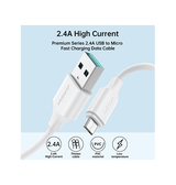 Kabel | JOYROOM™ | USB-A til Micro-USB Oplade/Data Kabel - 1M - DELUXECOVERS.DK