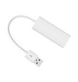 Adapter | USB-A til Ethernet Adapter Kabel  - Hvid - DELUXECOVERS.DK