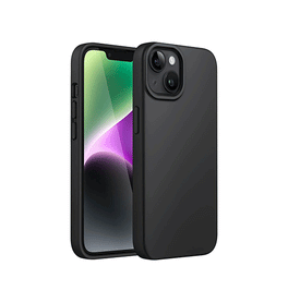 iPhone 14 Max | iPhone 14 Plus - Deluxe™ Soft Touch Silikone Cover - Sort - DELUXECOVERS.DK