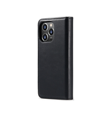 iPhone 14 Pro Max | iPhone 14 Pro Max - DG.MING™ Vintage 2-In-1 Læder Etui M. Cover - Sort - DELUXECOVERS.DK