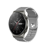 Garmin Vivoactive 3 / 3 Music | Garmin Vivoactive 3 / 3 Music - Valence™ Wave Silikone Rem - Grå - DELUXECOVERS.DK