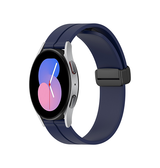 Samsung Galaxy Watch 4 Classic | Samsung Galaxy Watch 4 Classic - DeLX Straight-Line Silikone Rem - Navy - DELUXECOVERS.DK