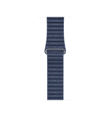 Apple Watch 42mm | Apple Watch (42/44/SE/45mm & Ultra) - Valence™ Magnetisk Loop Læder Rem - Navy - DELUXECOVERS.DK