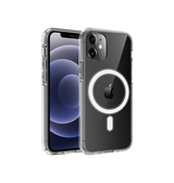 iPhone 12 Mini | <AAA>iPhone 12 Mini - DeLX™ MagSafe Silikone Cover - Gennemsigtig - DELUXECOVERS.DK