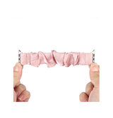 Apple Watch 38mm | Apple Watch (38/40/SE/41/42mm) - Scrunchie Velour Dame Armbånd - Pink - DELUXECOVERS.DK