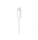 Kabel | Lightning til Minijack 3.5mm Aux Kabel | - Hvid 1M - DELUXECOVERS.DK