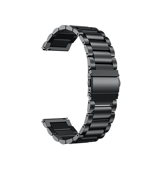 Garmin Vivoactive 4 | Garmin Vivoactive 4 - L'Empiri™ Premium 316L Stål Rem - Sort - DELUXECOVERS.DK