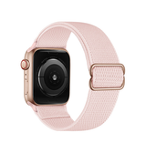Apple Watch 42mm | Apple Watch (42/44/SE/45mm & Ultra) - Polyester Nylon Rem Armbånd - Pink - DELUXECOVERS.DK