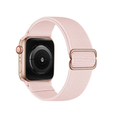 Apple Watch 38mm | Apple Watch (38/40/SE/41/42mm) - Polyester Nylon Rem Armbånd - Pink - DELUXECOVERS.DK