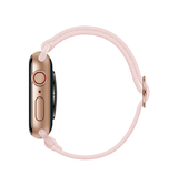 Apple Watch 38mm | Apple Watch (38/40/SE/41/42mm) - Polyester Nylon Rem Armbånd - Pink - DELUXECOVERS.DK