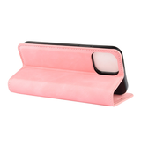 iPhone 11 | iPhone 11 - Soft Power™ Flip Læder Etui / Pung - Lyserød - DELUXECOVERS.DK