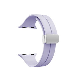 Apple Watch 38mm | Apple Watch (38/40/SE/41/42mm) - S-Line™ Silikone Rem - Lavendel - DELUXECOVERS.DK