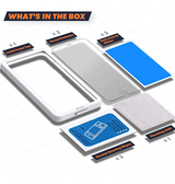 iPhone Beskyttelsesglas | iPhone 6/6s Plus - DeLX™ Beskyttelsesglas Pakke - 3 Stk  (Hærdet Glas) - DELUXECOVERS.DK