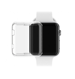 Apple Watch Cover | Apple Watch - Full 360° Silikone Cover - Klar (Vælg størrelse) - DELUXECOVERS.DK