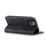 iPhone 11 Pro | iPhone 11 Pro - CaseMe™ Vintage Læder Etui / Pung - Sort - DELUXECOVERS.DK