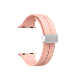 Apple Watch 38mm | Apple Watch (38/40/SE/41/42mm) - S-Line™ Silikone Rem - Pink - DELUXECOVERS.DK