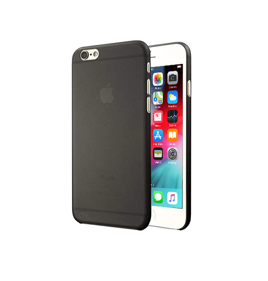 iPhone 6 Plus / 6s Plus | iPhone 6/6s Plus - Valkyrie Ultra-Tynd Cover - Sort/Gennemsigtig - DELUXECOVERS.DK