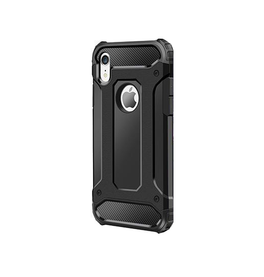 iPhone XR | iPhone XR - ARMOR-HV™ Stødsikkert Håndværker Cover - Sort - DELUXECOVERS.DK