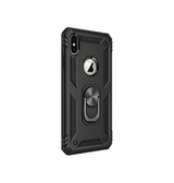 iPhone XS Max | iPhone XS Max - NX Pro™ Armor Cover m. Ring Holder - Sort - DELUXECOVERS.DK